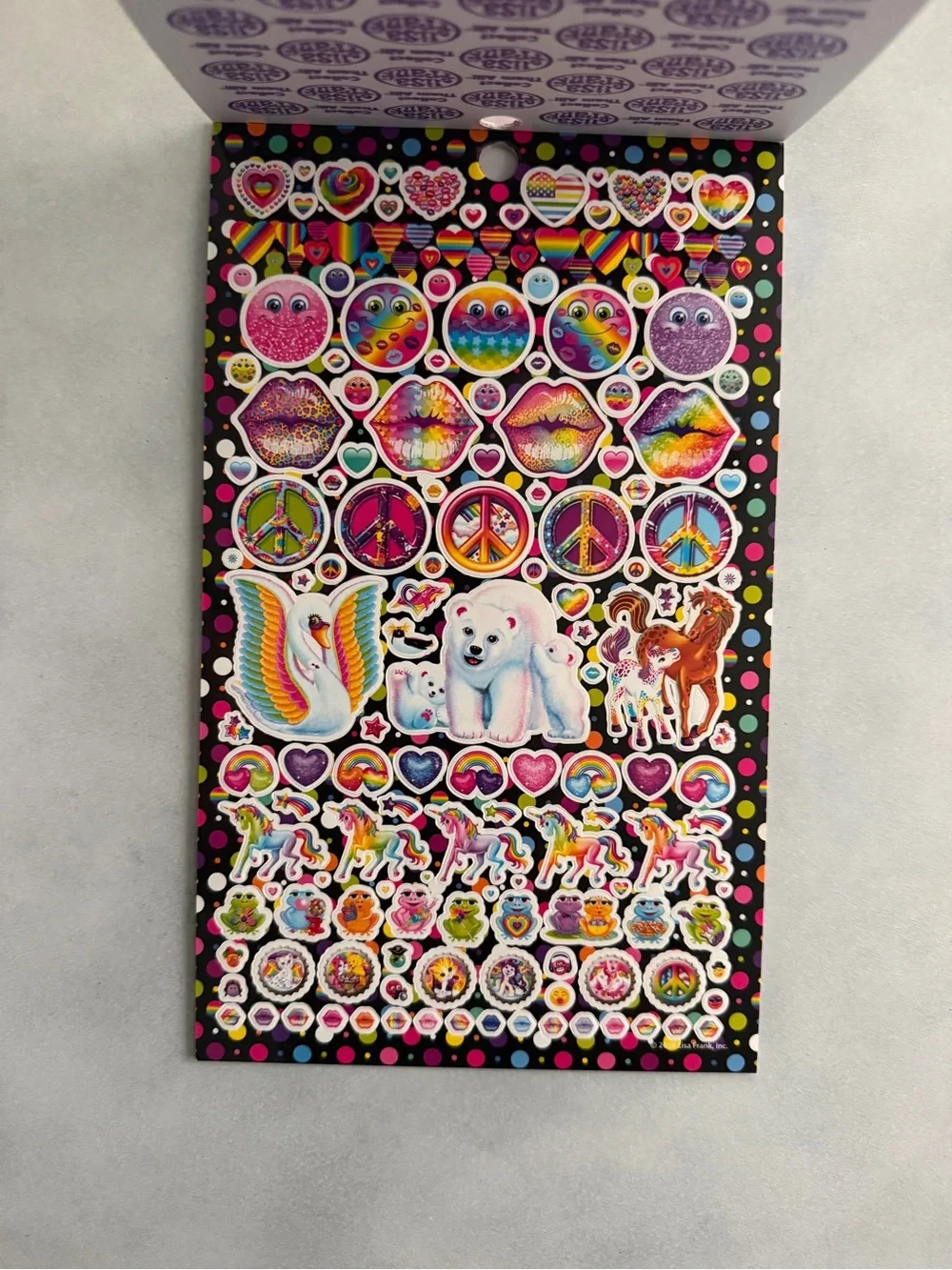Lisa Frank Rainbow & Pink 600+ Sticker Pack